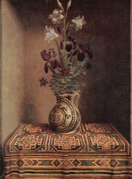 Vase mit Blumen, Hans Memling